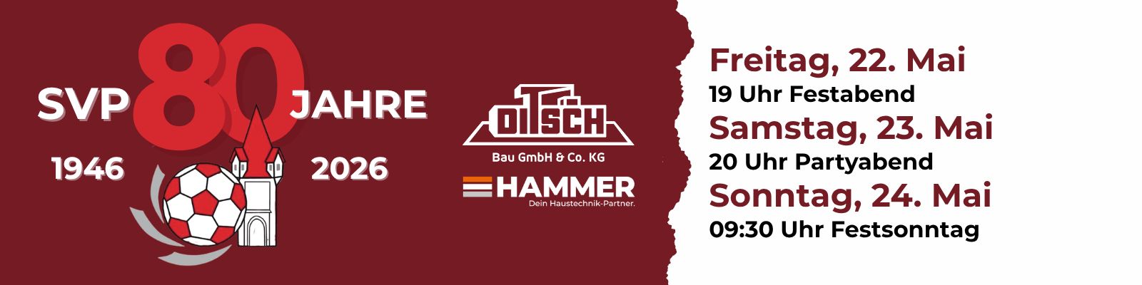 80 Jahre Jubiläum SV Prittriching